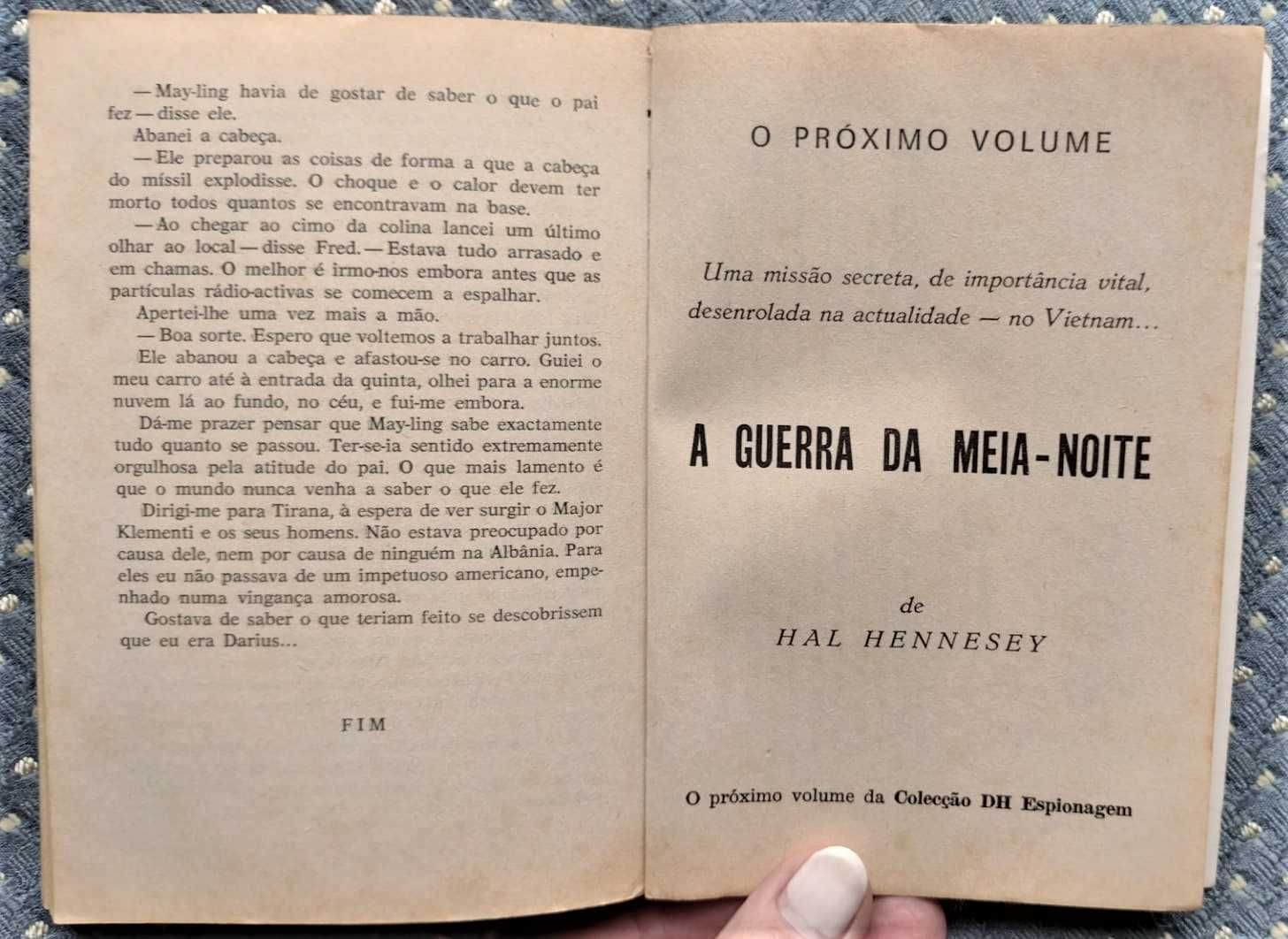 "A Segundos do Fim", Norman Daniels, Coleção DH Espionagem Nº27, 1964