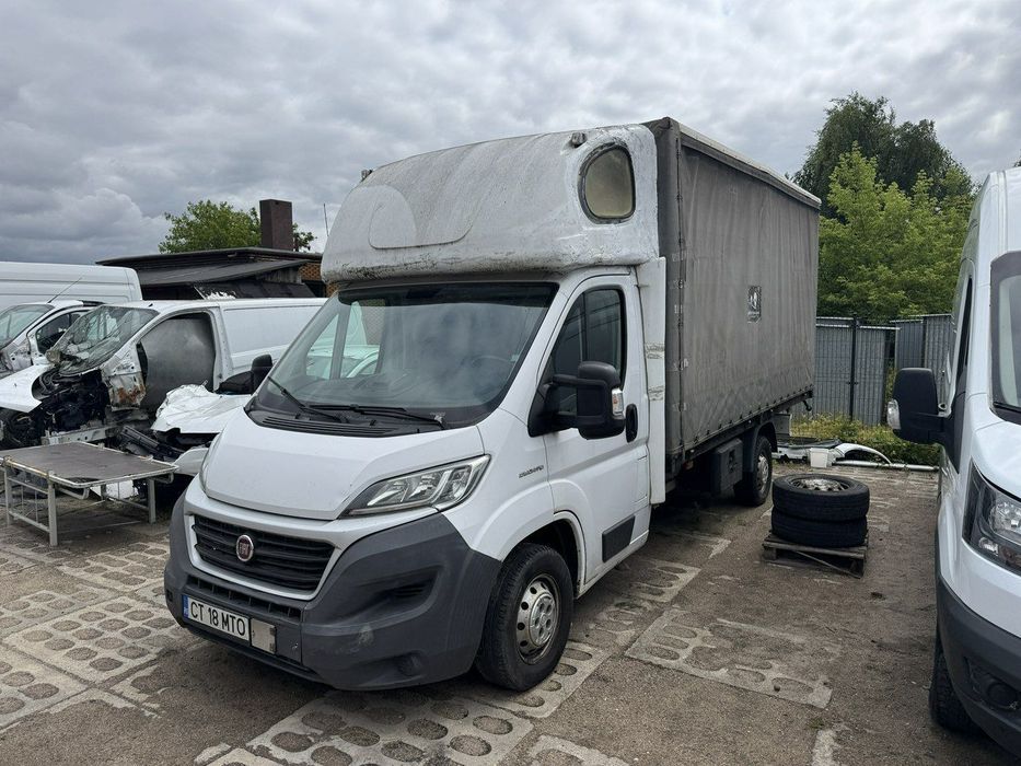Fiat Ducato  2,3JTD 130KM Skrzynia Plandeka Kabina Sypialna Klima Tempomat