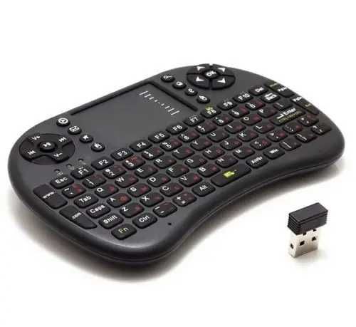 Беспроводная клавиатура-мышка для смартприставки проэктора планшета