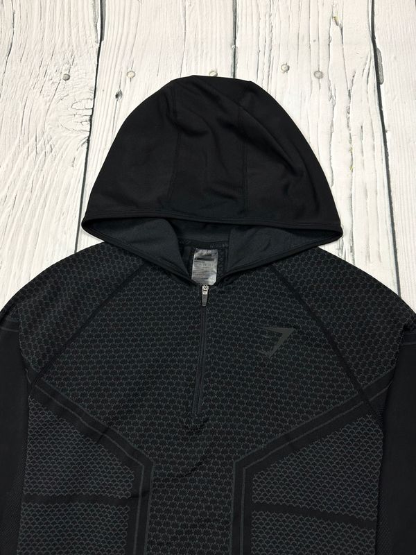 Gymshark Onyx V3 x David Laid Bluza z Kapturem Męska Muscle Fit r. M