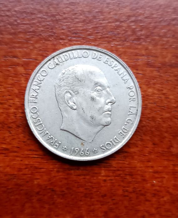 Moeda em prata 1966