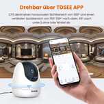 Tenda Cp3 Kamera Wewnętrzna 1080P Wifi 360 12M Nocny Detekcja Ruchu