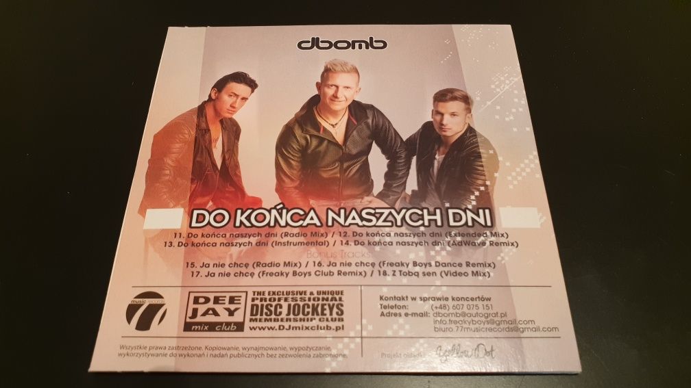 D-Bomb / Freaky Boys / Ruda - Promo CDM - Mint - Disco Polo