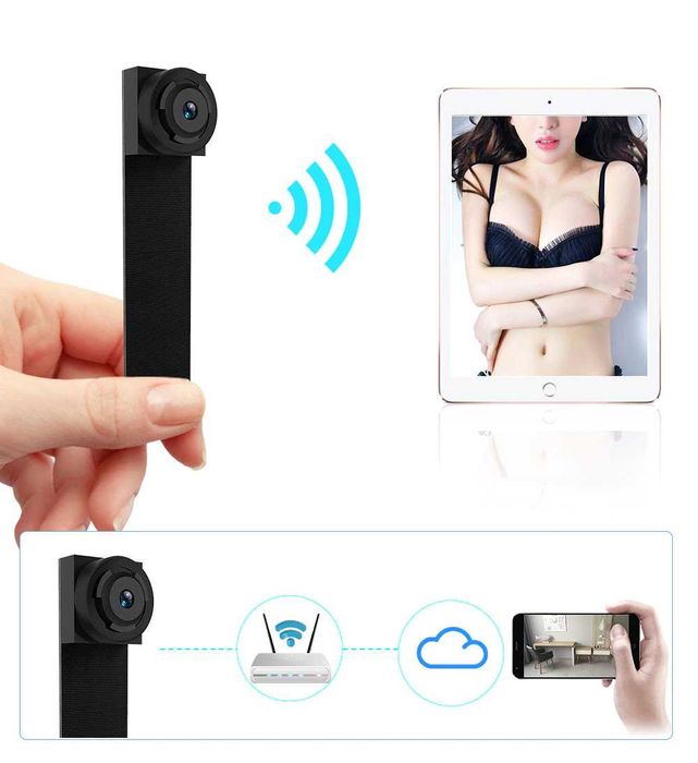 Міні камера WiFi з виносним об'єктивом на шлейфі Vdscam IpCam HD p2p