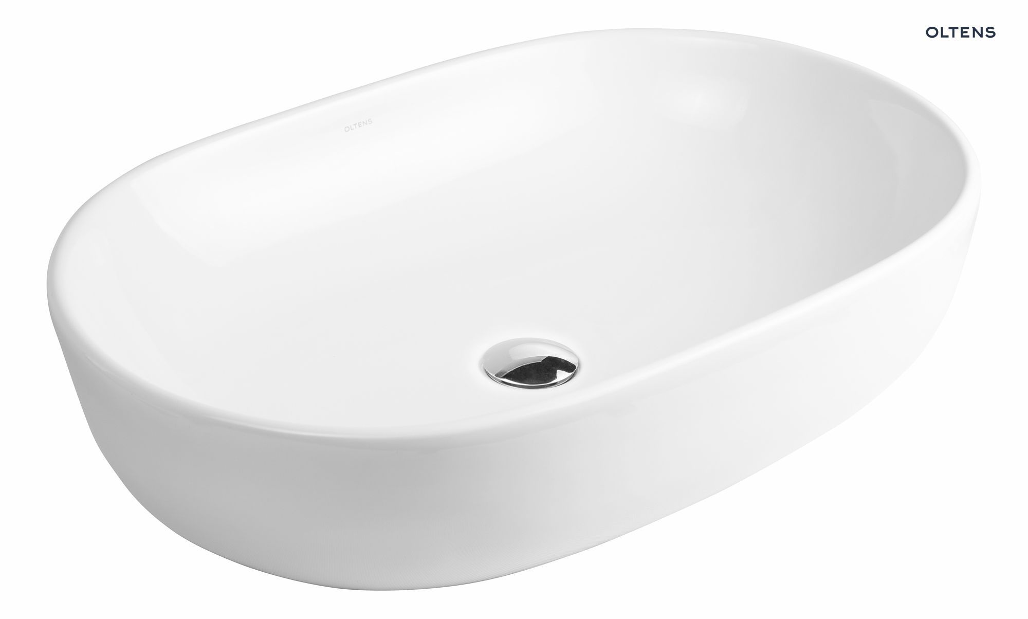 Umywalka nablatowa Oltens Hamnes 60x42,5 cm SmartClean