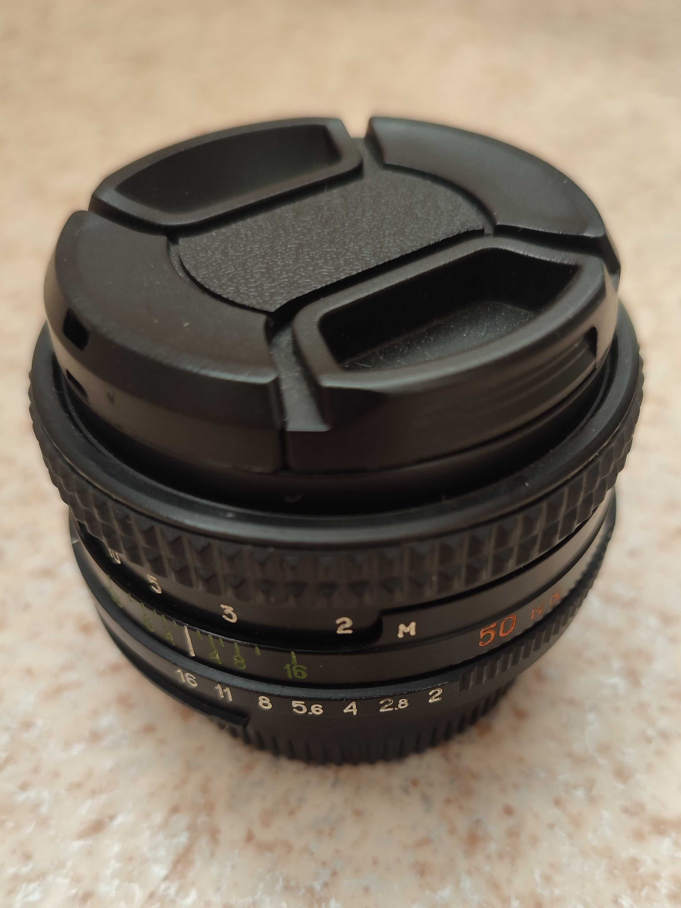 Arsat H 50mm f/2 (Nikon F) — ідеальний стан, кришки