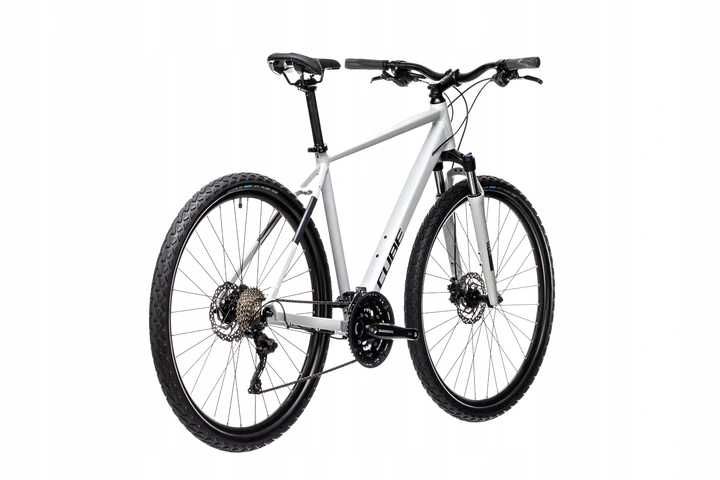 NOWY Rower CUBE NATURE PRO rozm 54 biały szary trekkingowy cross