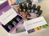 Doterra zestaw startowy 3 x 5 ml NOWY mięta lawenda cytyna trio