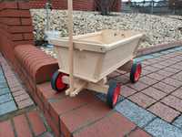 Wózek drewniany dla dzieci jak nowy palas wózek