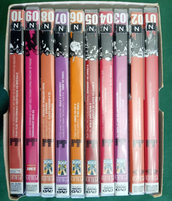 25 de Abril - 30 Anos - Colecção do Jornal Público				- - - - -	11 DVD