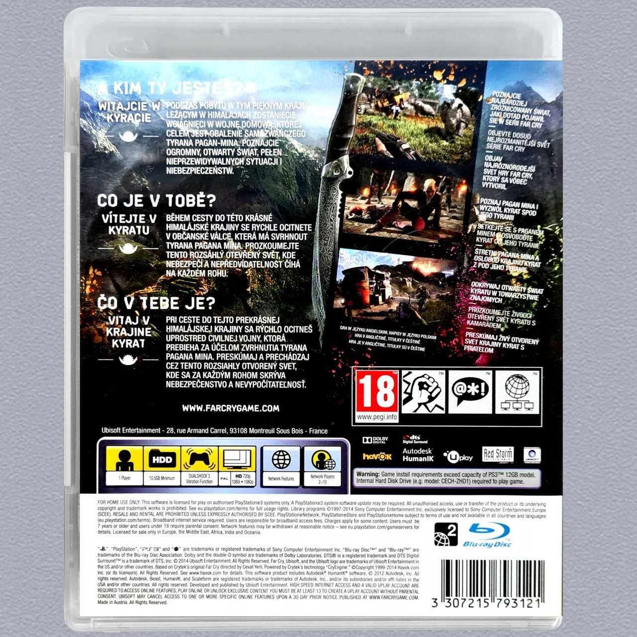 Far Cry 4 PL Polskie Napisy Ps3 FarCry IV Pudełko