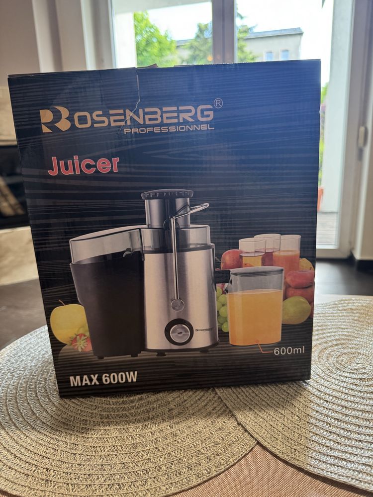 Sokowirówka Rosenberg HW-1500 srebrno-szara 600 W