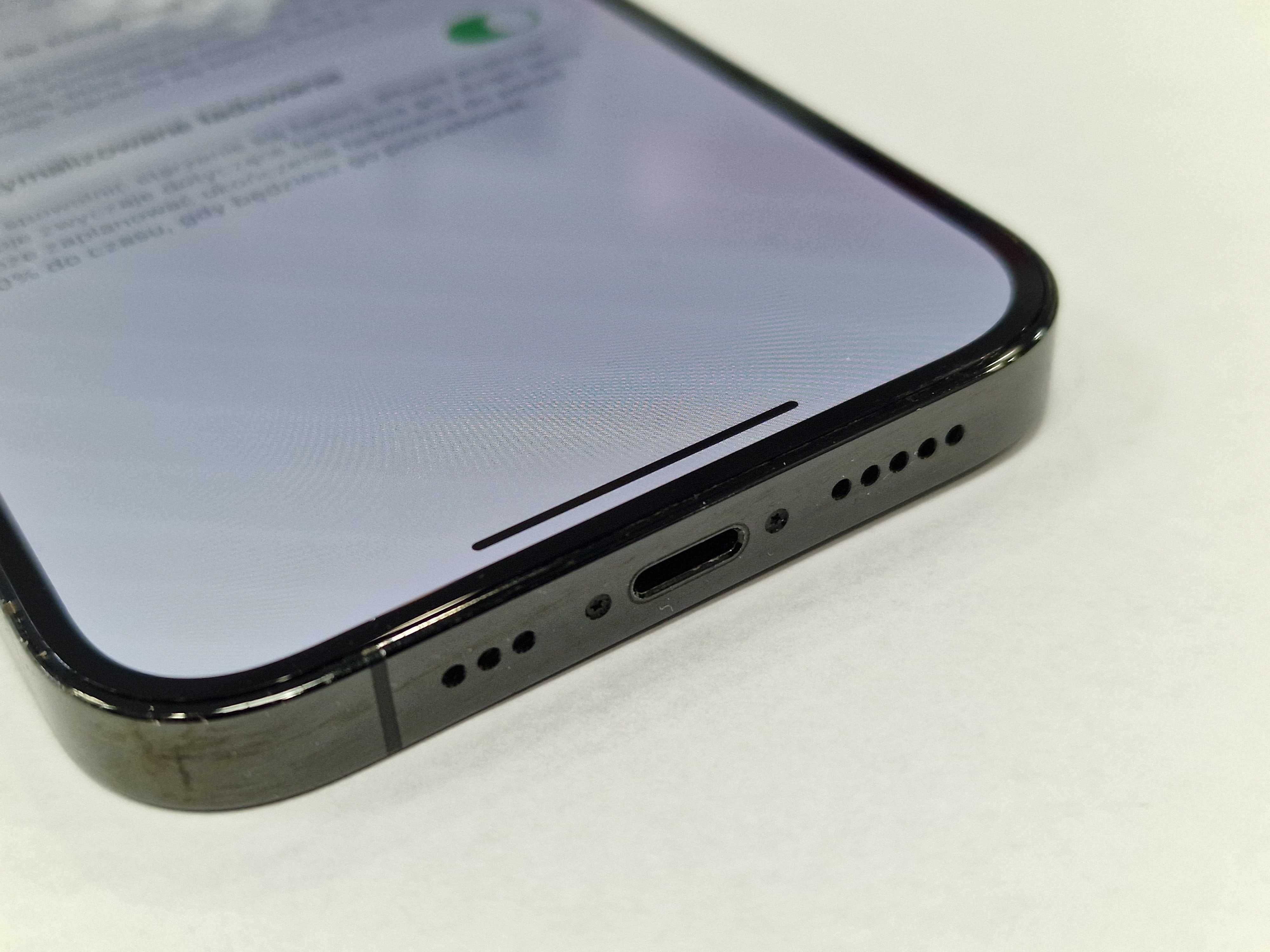 Iphone 14 PRO 128GB/ Space Black/ BAT 86%/ Grade A- + ładowarka