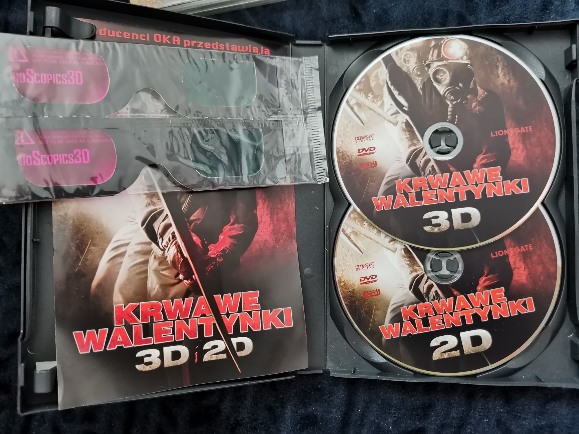 Krwawe Walentynki 3D i 2D + okulary 3D DVD PL