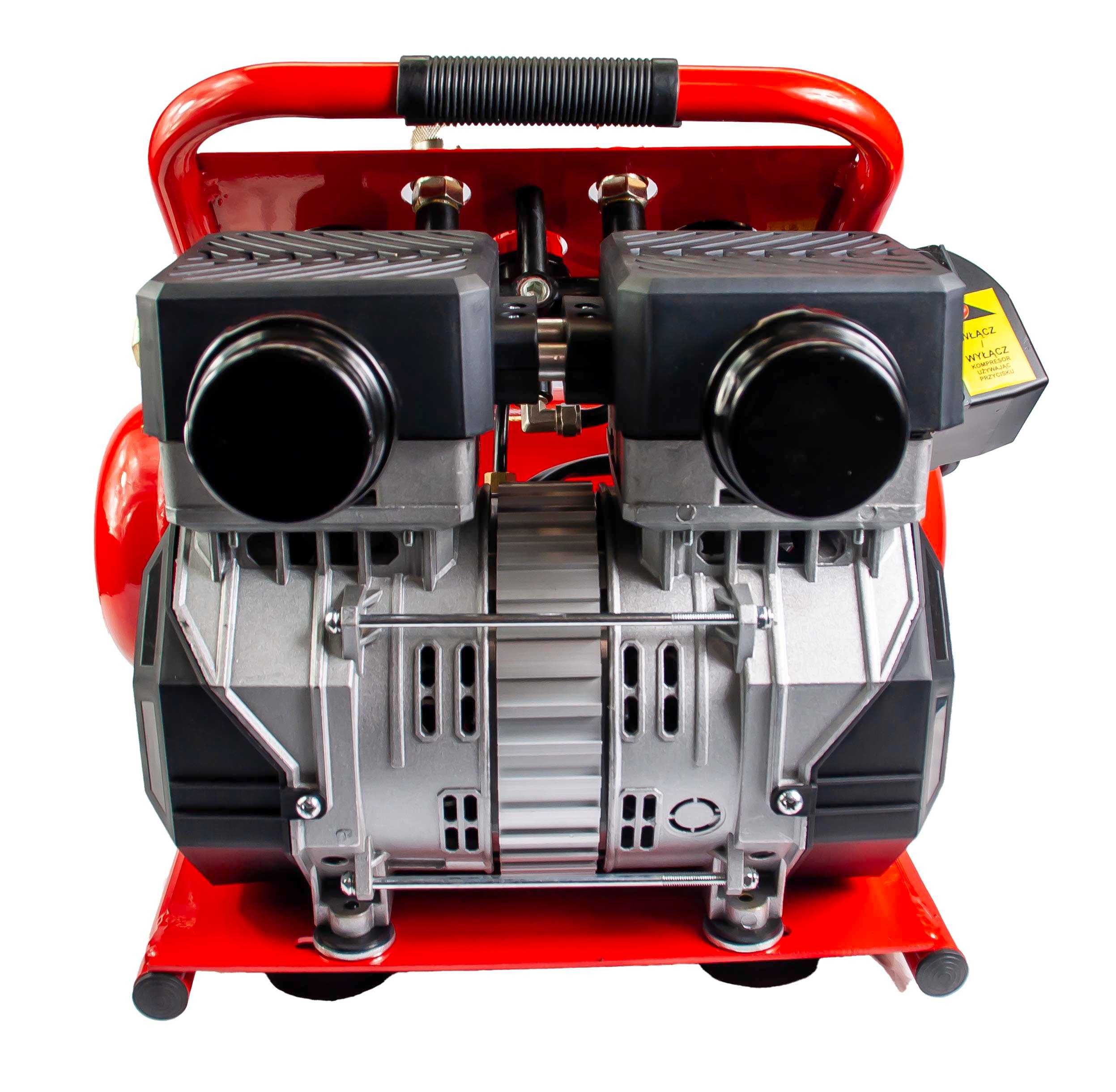 Kompresor bezolejowy wyciszony 6L FLO-6  1,1 KW 167 l/min Kupczyk
