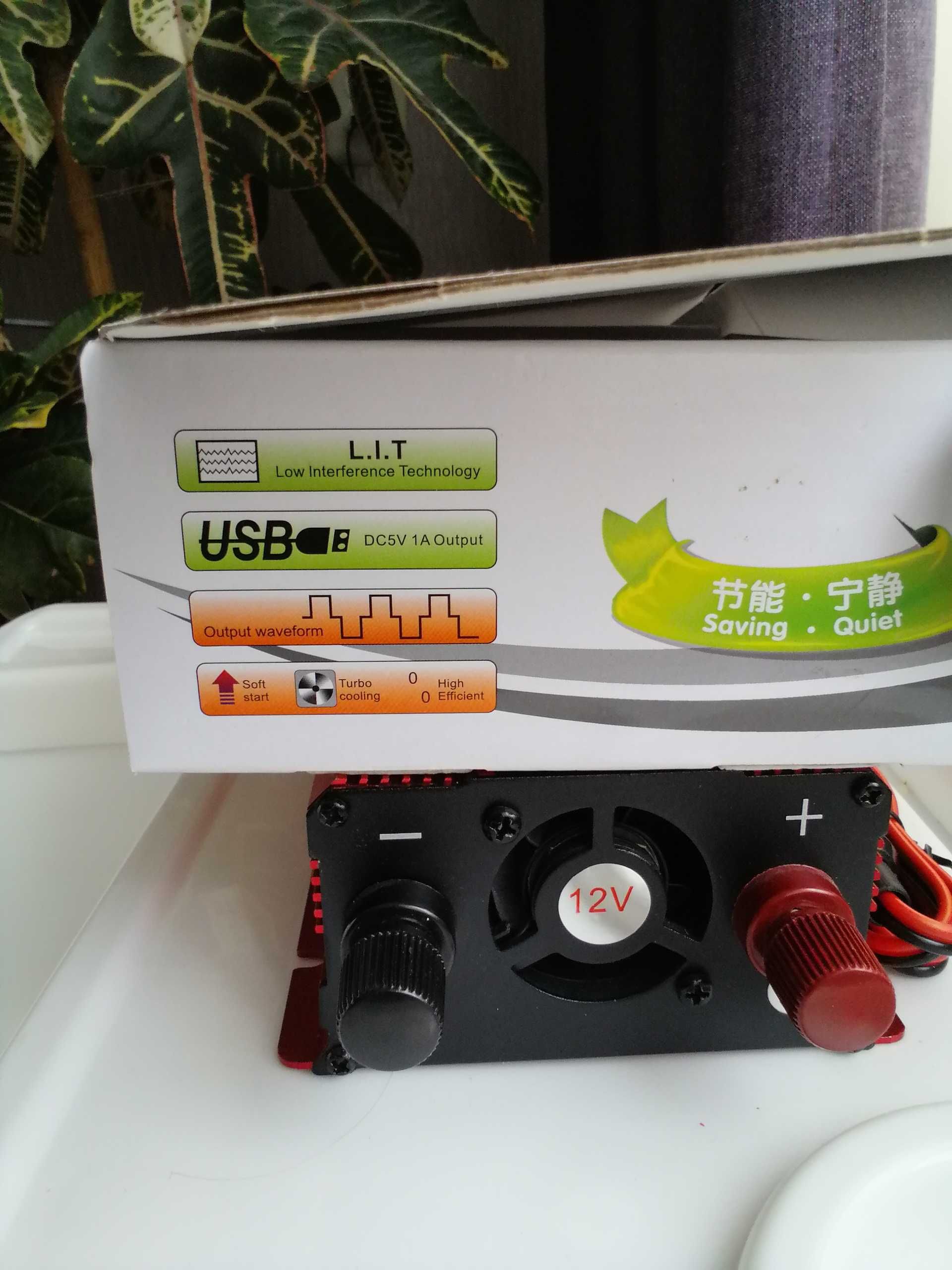 Інвертор DDRADOM 800W+USB ,,чистий синус