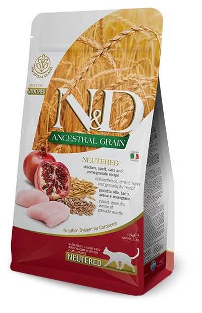 Farmina Cat N&D Ancestral Adult Neutered 1,5 kg