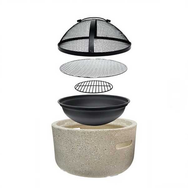 Мангали різних моделей для вогнища зона відпочинку на подвір'ї терасі