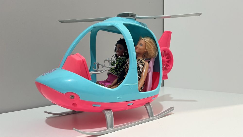 Barbie helikopter wraz z lalkami