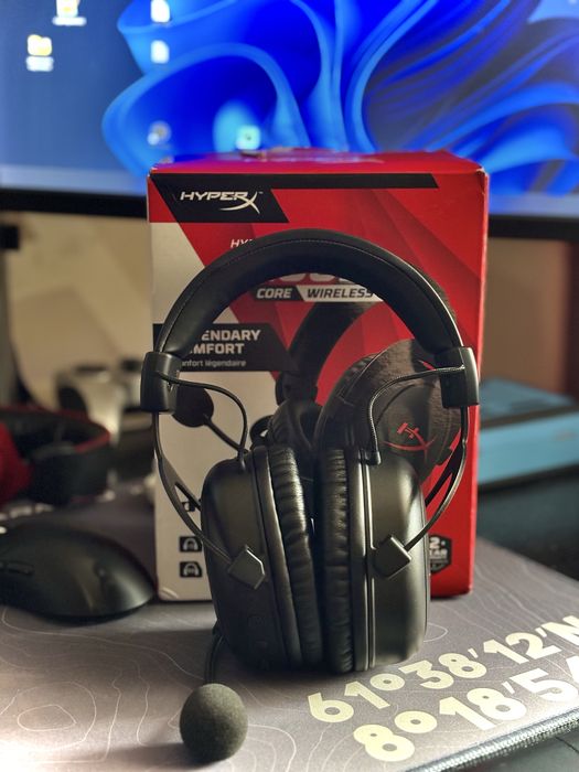 Бездротові навушники HyperX Cloud Core DTS Wireless (уши, геймерские)