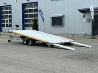 Blyss Silverstone L 2745  Niska laweta do aut koła 10 cali, platforma 450cm, aluminiowa, uchylna