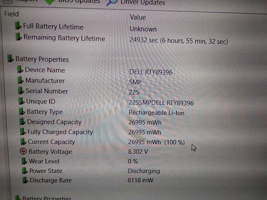 Батарея DELL 7WMM7 для клавіатури DELL K12A Dell venue 11, оригін