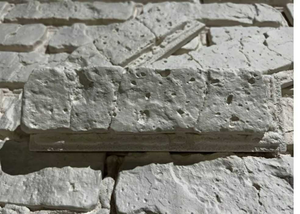 Лофт зі швом форма силіконова для гіпсової декоративної плитки.