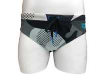 CR46 Kąpielówki Slipy Męskie ARENA Na Basen CAMO BRIEF 48/M