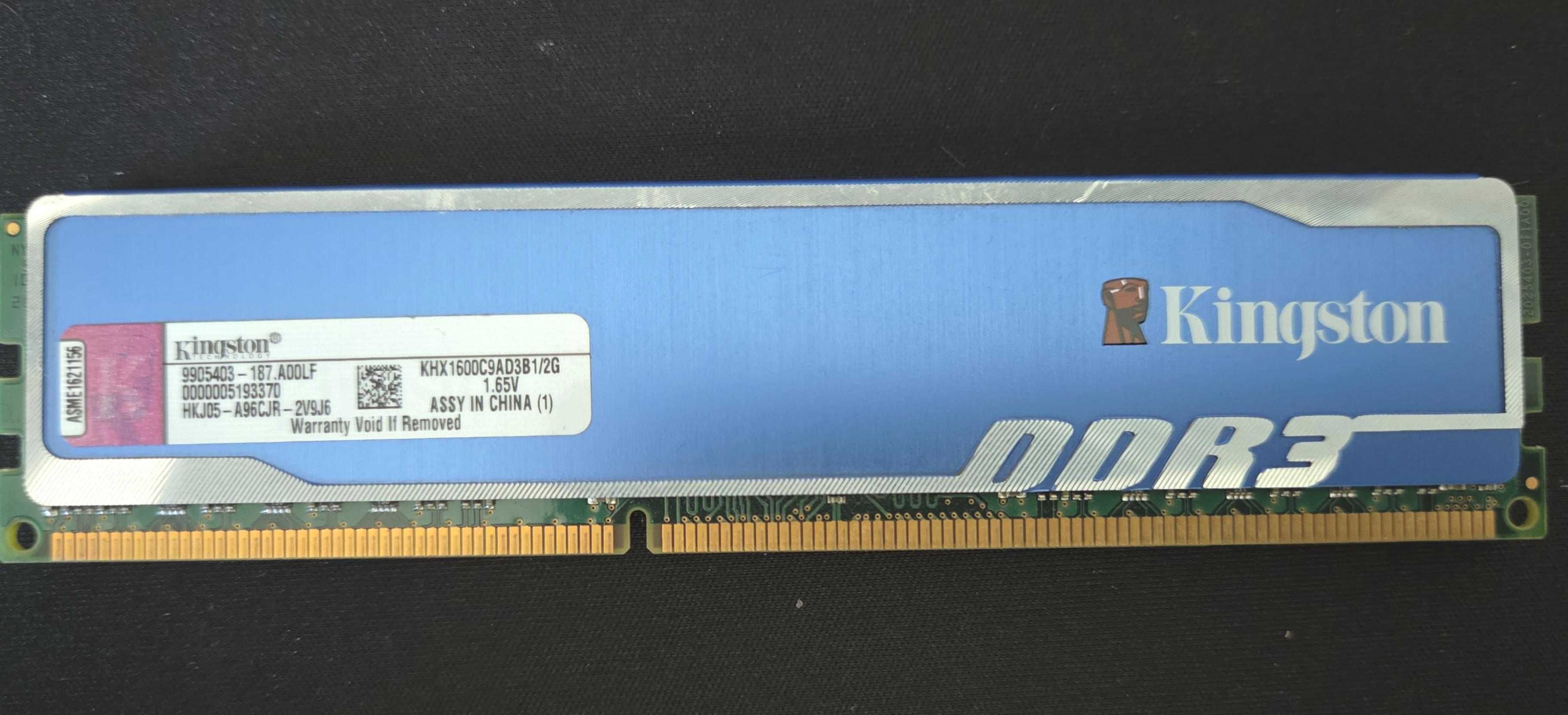 Memória RAM Kingston HyperX Blu 2G DDR3-1600 CL9