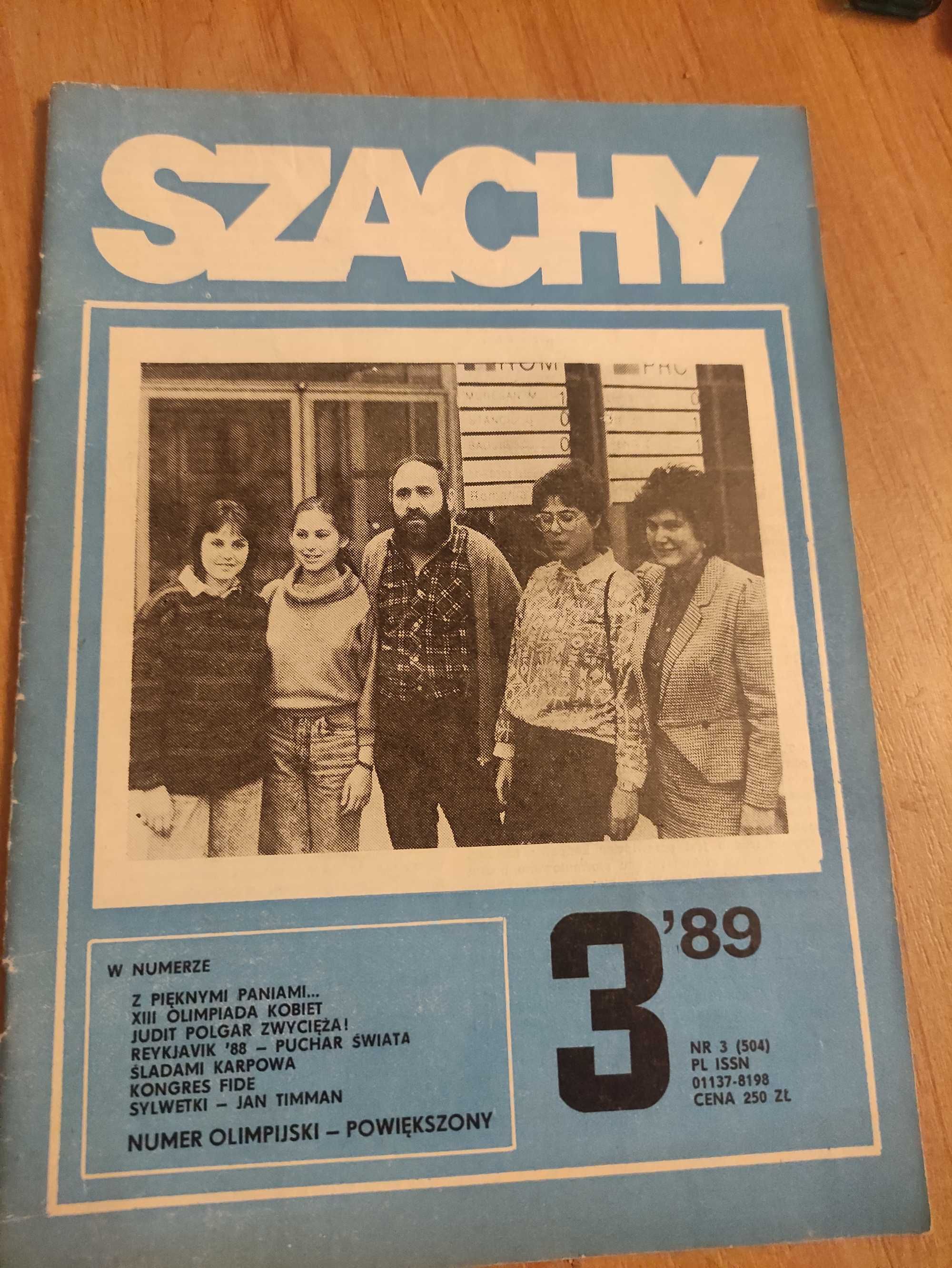 Czasopismo Szachy nr 3/89