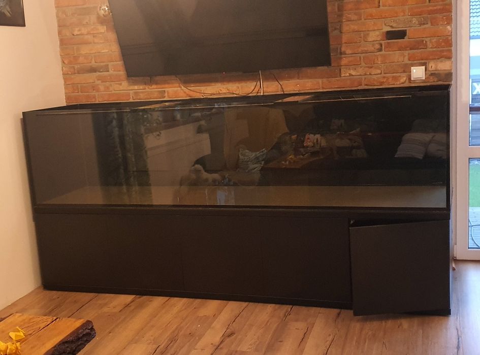 Akwarium 250x70x60 float zestaw szafka oraz pokrywa aluminiowa