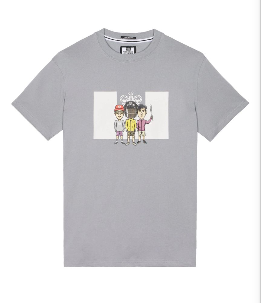 Футболка Weekend Offender Weekend Graphic T-Shirt Grey Оригінал