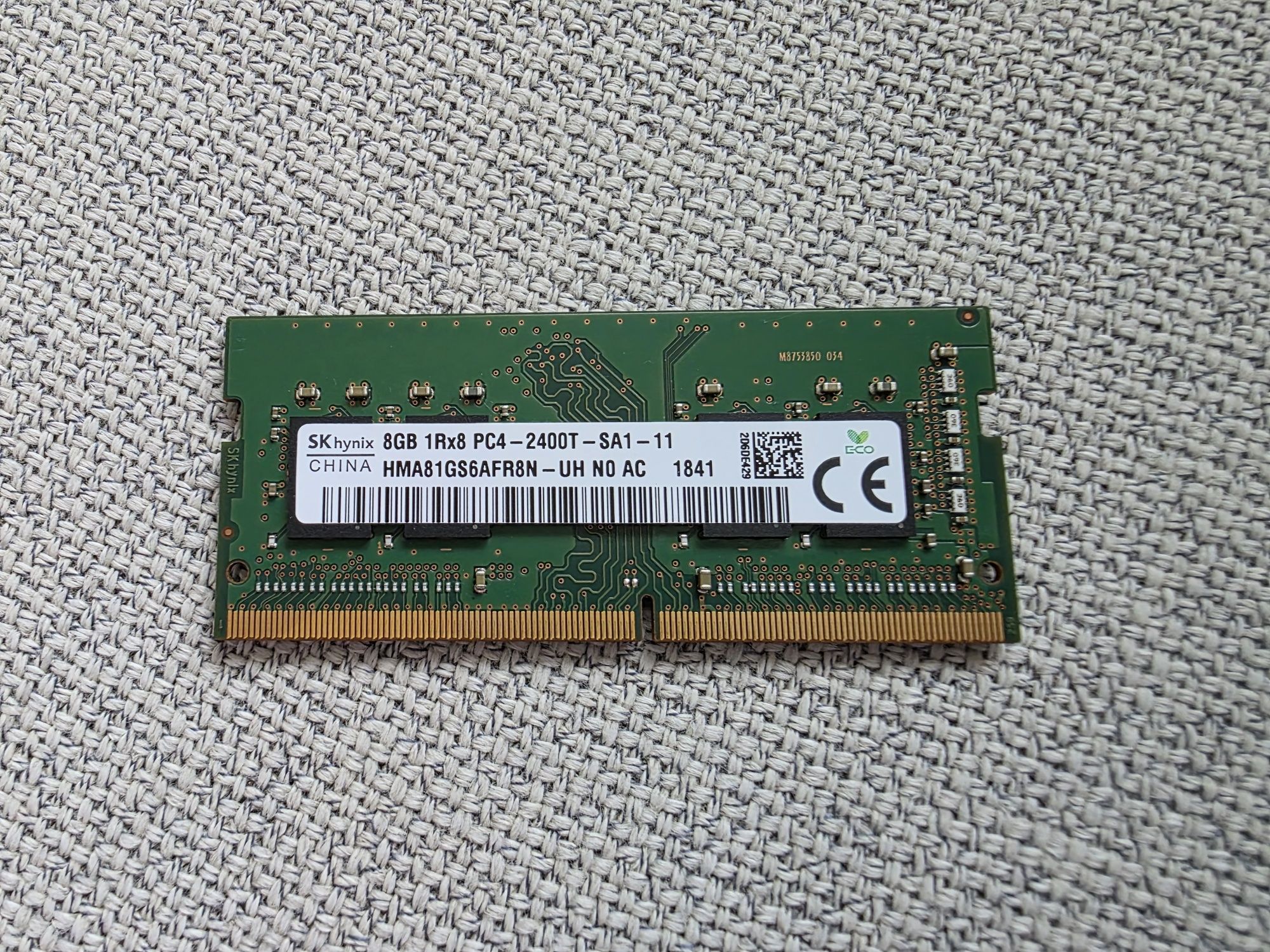 Pamięć, kość RAM do laptopa / 8GB / DDR4 / SODIMM