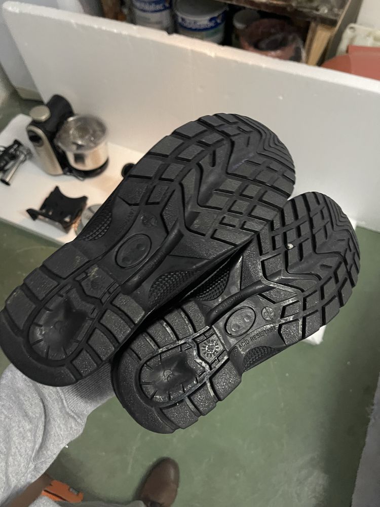 Botas de trabalho biqueira de aco 42