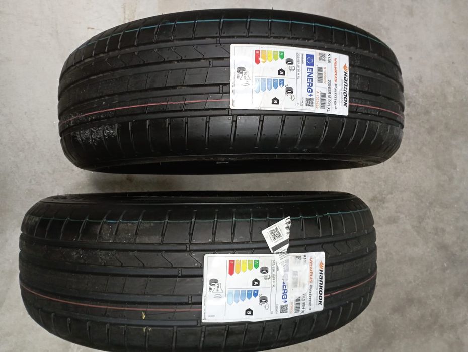 2 peneus novos com etiquetas