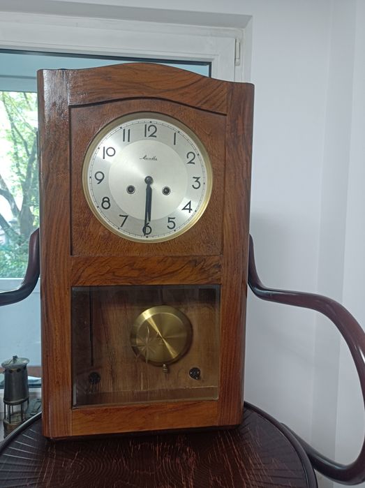 Wiszący zegar Mauthe w stylu Art Deco