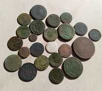 Монети рос. імперії різних періодів та царів + срібні 10грошей.