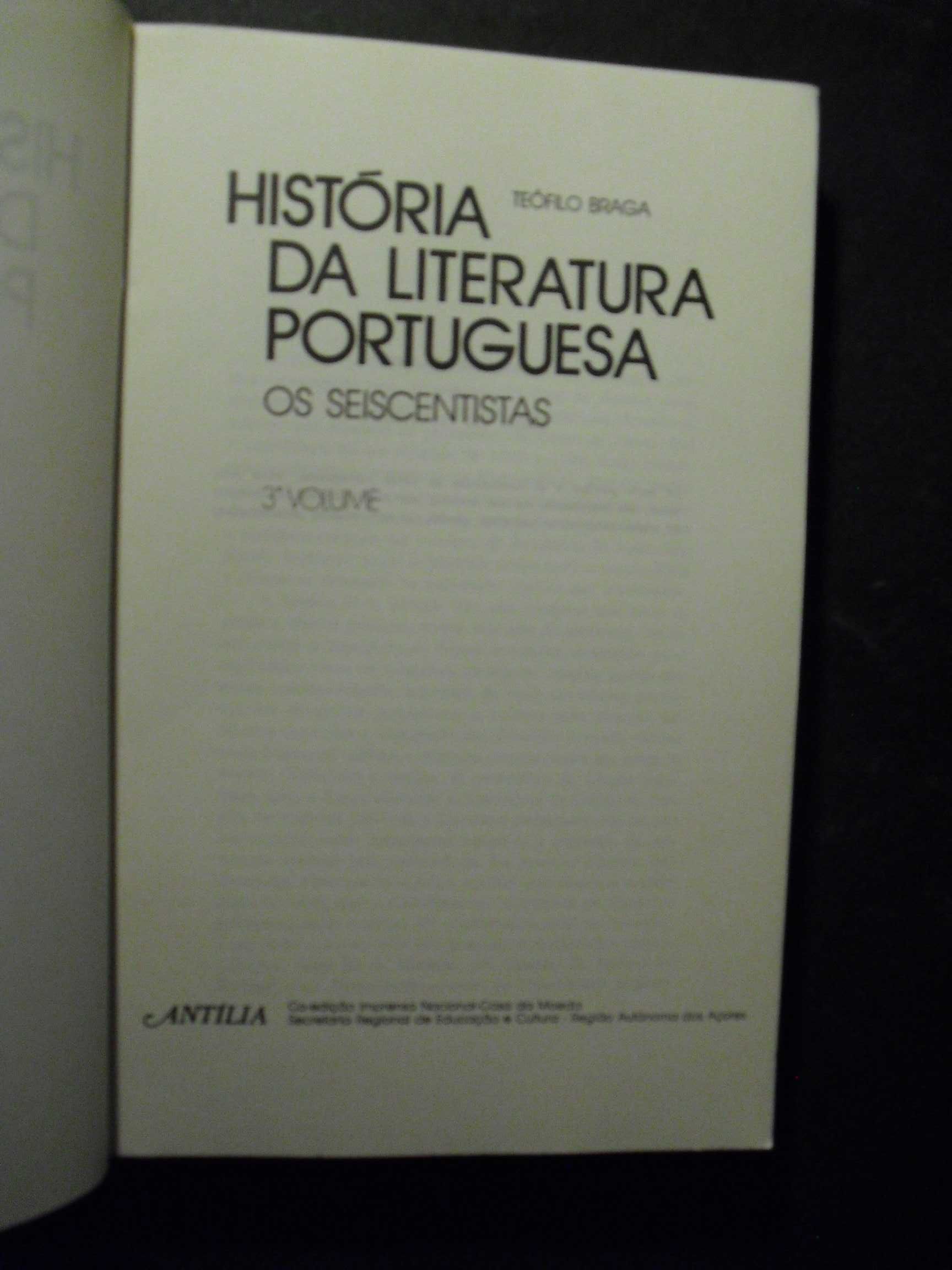 Braga (Teófilo);História da Literatura Portuguesa-Os Seiscentistas