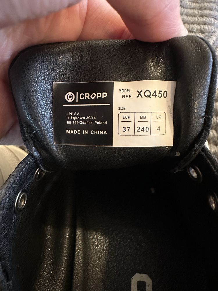 Чорні базові Кеди кросівки лофери на підйомі 37 розмір