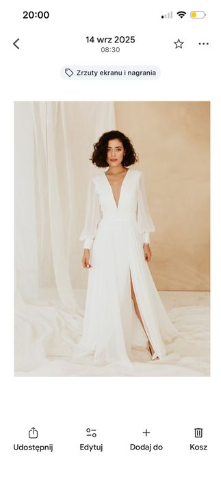 Suknia ślubna Ochocka Atelier Saki M/38