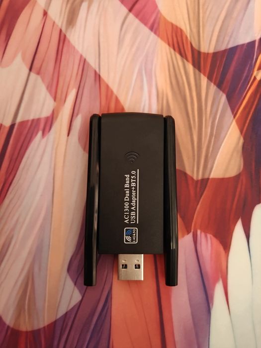 Wi-Fi + Bluetooth адаптер 1300Мб/с для ПК та ноутбука (2.4G + 5G | USB