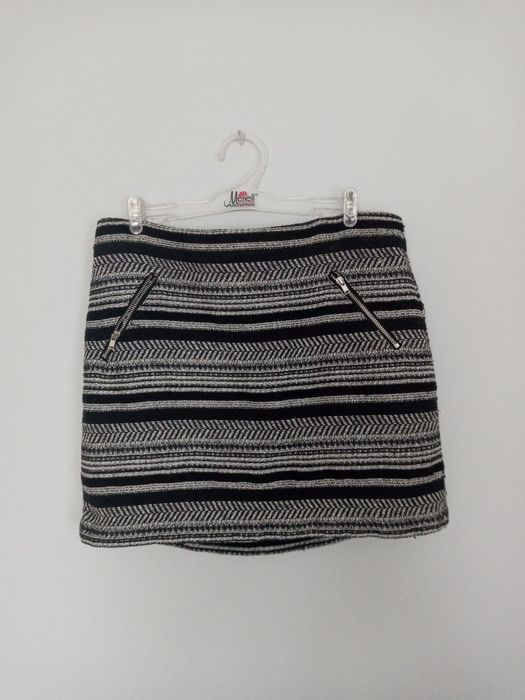 Spódniczka H&M czarno biala