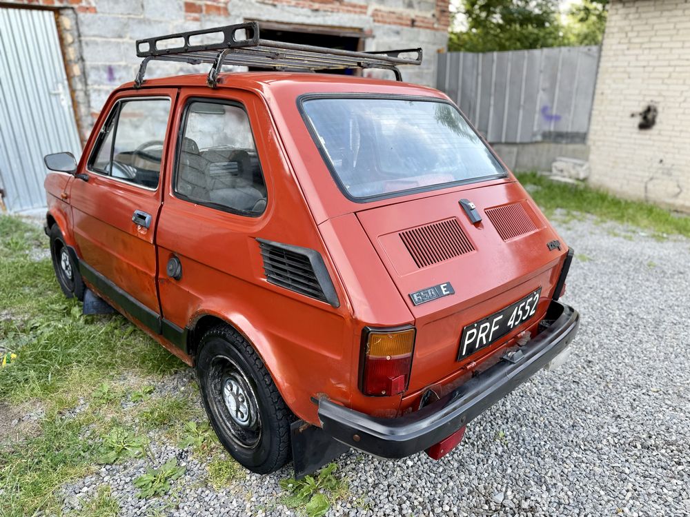 Fiat 126p FL 89r czarna tablica sprawny