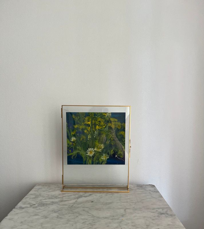 Obraz malarstwo kwiaty martwa natura zara home boho etro etno marant