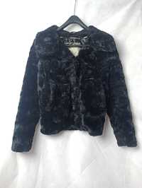 Faux Fur jacket bimbo cute bear suit y2k vintage kurtka sztuczne futro