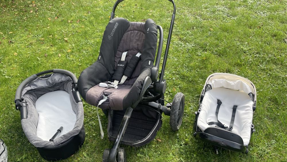 Wózek 3w1 Qunny + GRATISY.