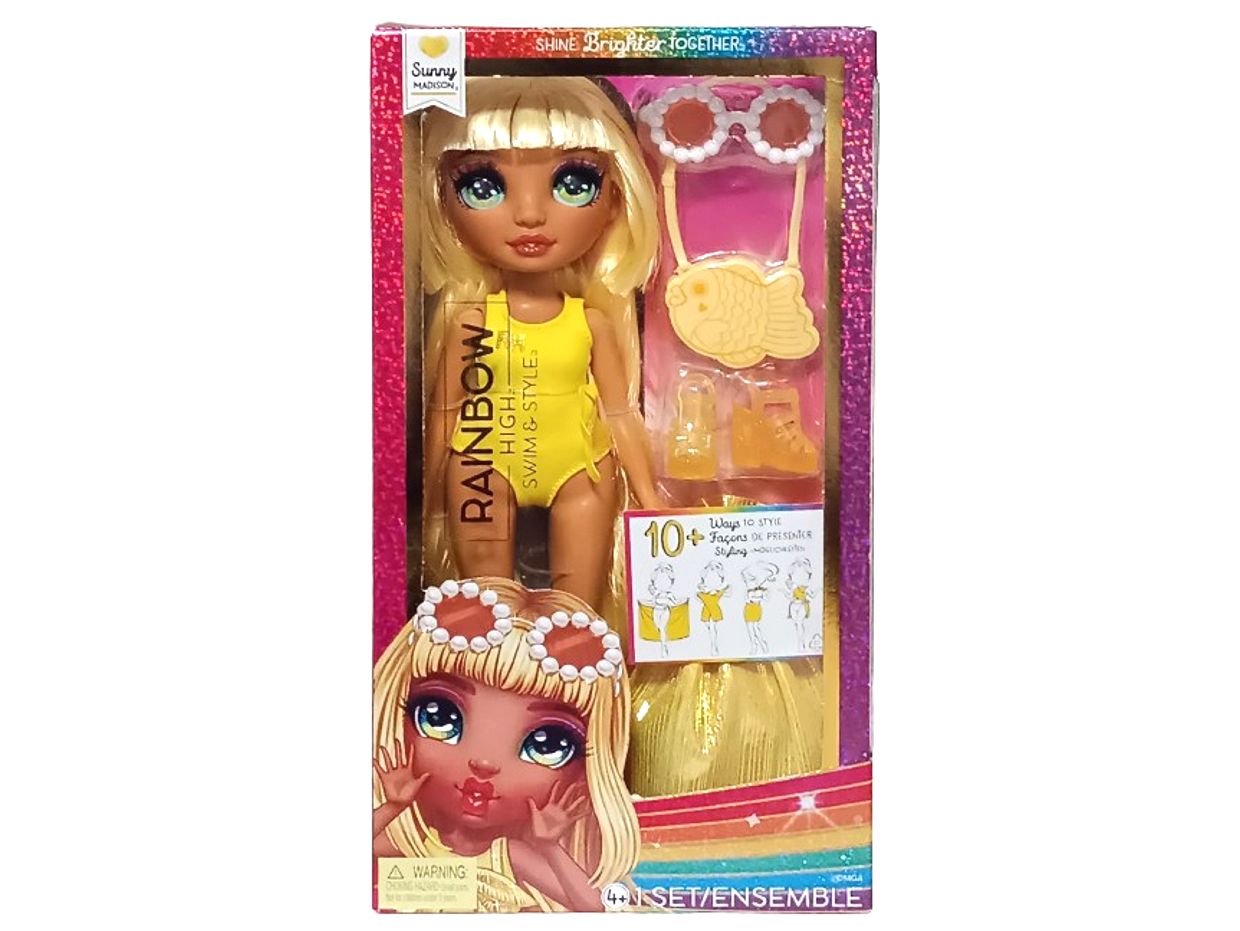 Lalka Rainbow High Swim & Style  - Sunny Madison