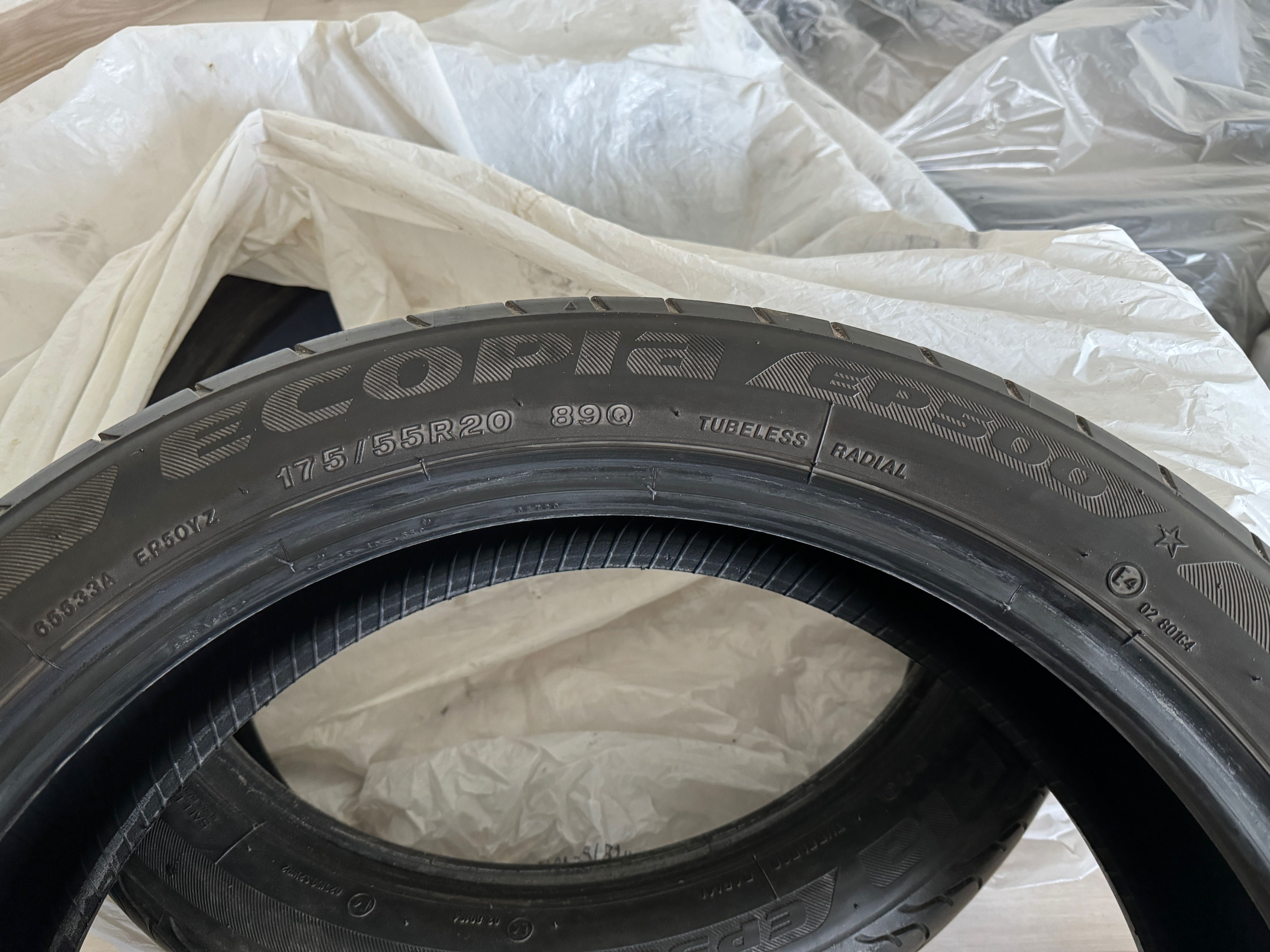 R20 Bridgestone Ecopia Ep5000 б/у шини