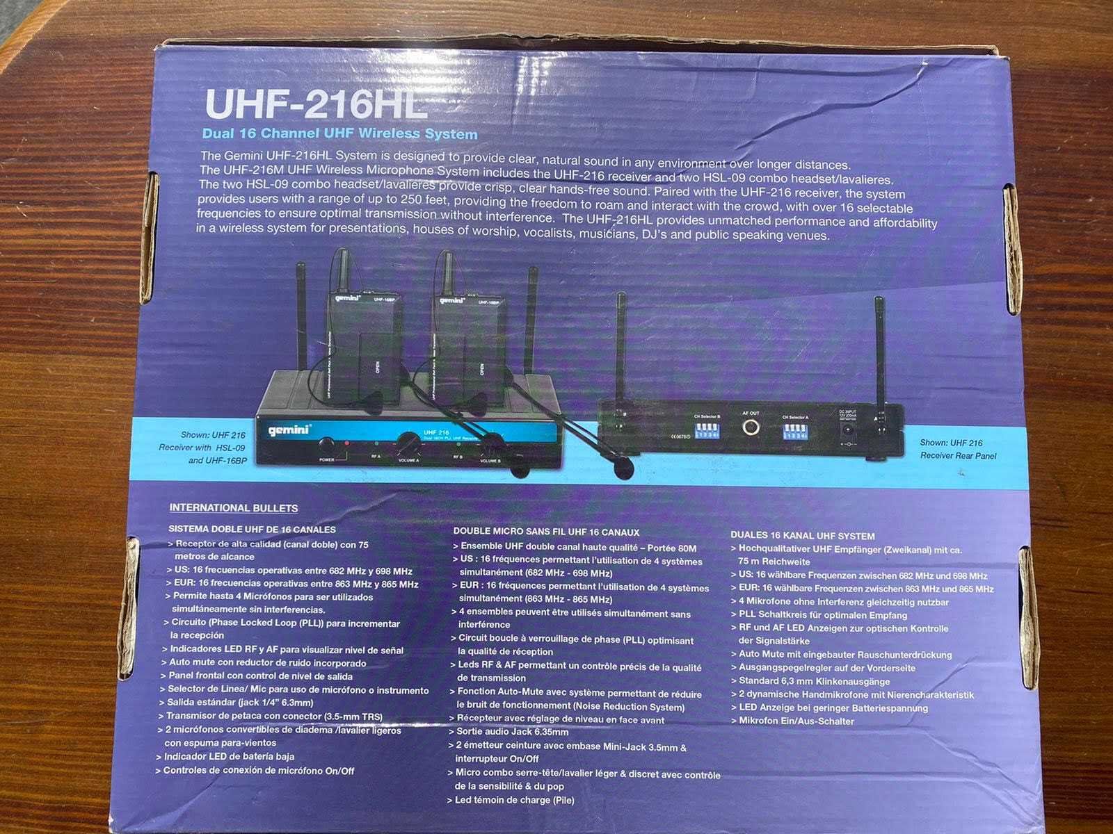 Продам Радиосистему GEMINI UHF-216HL