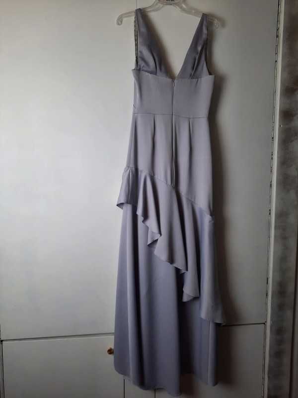 Sukienka petite asymetryczna XL 42 satynowa